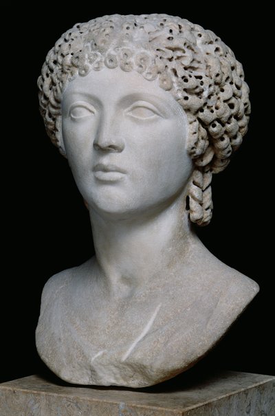 Bust of a Roman woman, possibly Poppaea Augusta, AD 55-60 by Roman